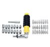Универсальный набор инструментов 41 предмет в кейсе Piece Bit and Socket Set, Реверсивная отвертка с трещеткой с насадками