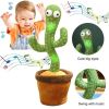 Большой танцующий кактус музыкальный поющий 120 песен Dancing Cactus 32 см