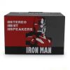 Портативная беспроводная Колонка IRON MAN Micro-USB SD/microSD/TF Железный человек Marvel,в стиле шлема железного человека, громкий качественный звук без хрипов и сбоев, из ударопрочного пластика, не боится пыли и брызг воды