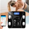 Напольные электронные смарт-весы до 180 кг A-8003 умные с Bluetooth приложением для телефона Android или IOS
