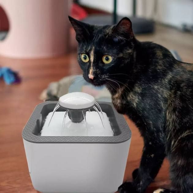 Умная Автоматическая поилка фонтан для животных Pet Water FOUNTAIN, интерактивное инновационное устройство для домашних любимцев, для удобного питья, для постоянного обеспечения питомца свежей питьевой водой