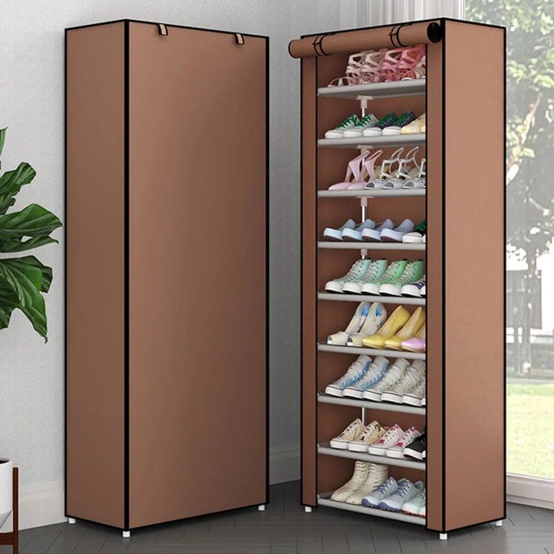 Тканевый органайзер шкаф для хранения обуви Shoe Cabinet 6110 160х60х30 см, Обувной складной стелаж