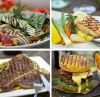 Универсальный практичный современный Гриль электрический Gotham Steel Electric Grill, Электрогриль с антипригарной поверхностью для быстрого и вкусного приготовления пищи