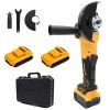 Аккумуляторная болгарка DeWalt DCG405N 900W 125мм на 2 аккумулятора 24V 5Ah. Беспроводная бесщёточная угловая шлифовальная турбинка