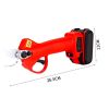 Секатор аккумуляторный садовый Kraftech 40-1 48V 2100 mah 800W с 2 аккумуляторами в кейсе, электрические садовые ножницы, веткорез для обрезки веток