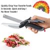 Универсальные ножницы Clever Cutter, Silicon Cover, Умный нож 2 в 1.