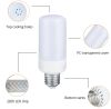 Лампа LED Flame Bulb RGB с эффектом пламени огня E27 интерьерная, Светодиодная лампочка с имитацией эффекта пламени огня