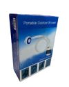 Душ портативный кемпинговый Gotel Q16H Outdoor Shower на 20 л с помпой от аккумулятора 2200 mah, Туристический переносной душ с насосом