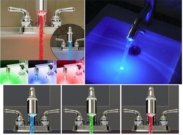 Насадка на кран с led подсветкой