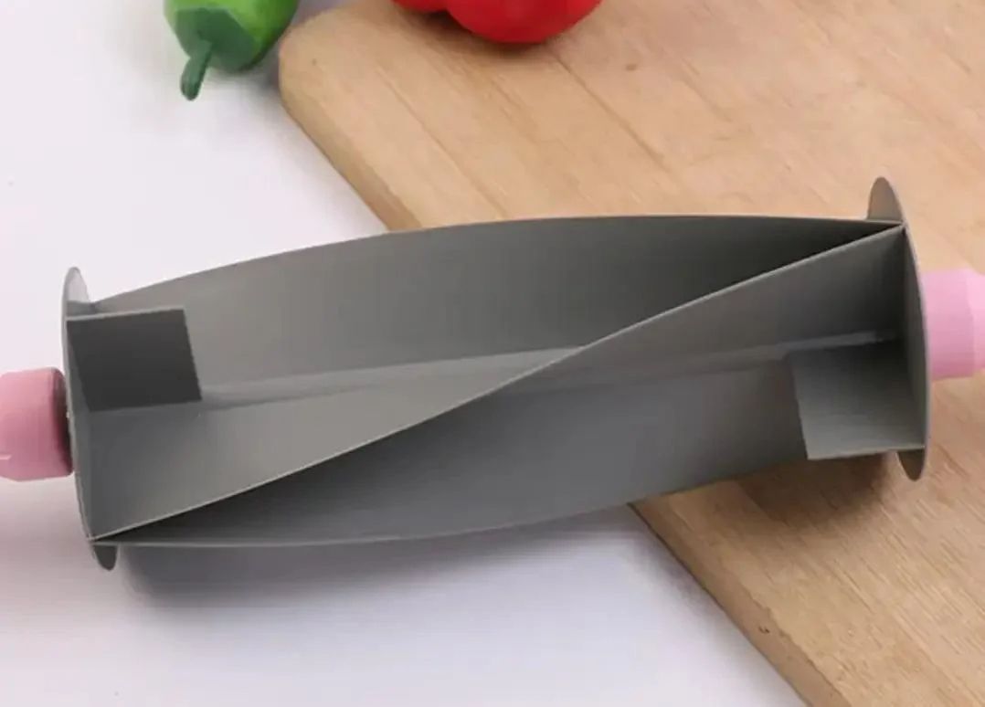 Удобная Функциональная Скалка Для Нарезки Теста Sweet Croissant Cutter, аксессуар для кондитеров с эргономичными ручками, для нарезки теста различной формы треугольниками для круассанов, кондитерский нож для мучных кондитерских изделий