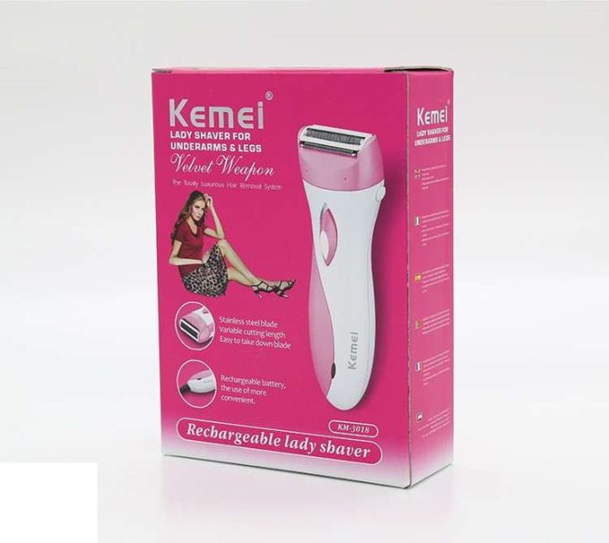 Женская бритва 2 в 1 Kemei KM 3018, электробритва kemei