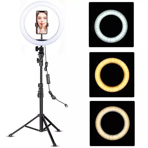 Кольцевая светодиодная LED лампа 30 см Ring Fill Light LED, селфи кольцо