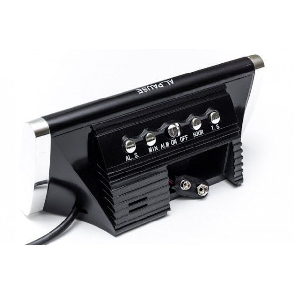 Стильные часы с будильником vst-730-4 салатовые
