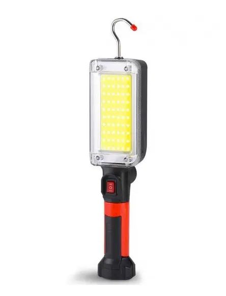 Многофункциональный аккумуляторный фонарь Bailong BL-ZJ-8859-B-COB от USB 20Вт, Фонарик для СТО с магнитом и крючком