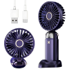 Ручной Мини вентилятор портативный Mini fan XL-1294 с подставкой для телефона, Портативный вентилятор аккумуляторный с дисплеем и подставкой от USB