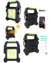 Переносной кемпинговый LED фонарь на солнечной батарее аккумуляторный VHG JY-258B с повербанком, Solar USB power bank