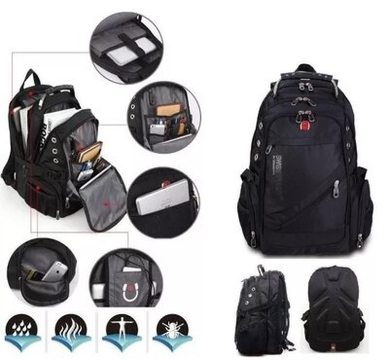 Швейцарский рюкзак Swissgear 8810, городской рюкзак свисгир