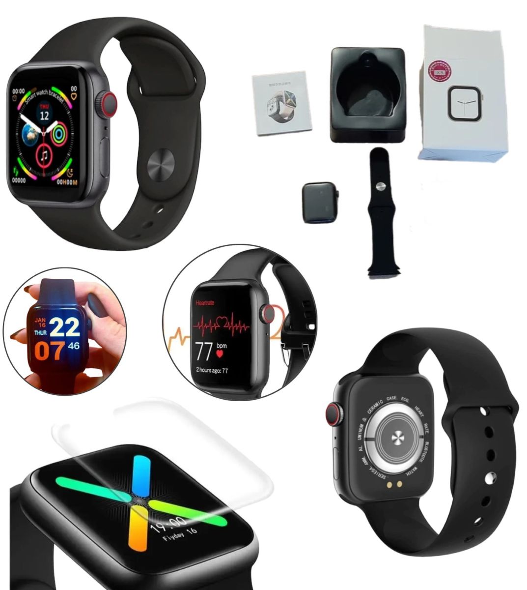 Умные наручные стильные многофункциональные Смарт-часы Smart Watch X8 для Android и iOS, браслет для занятий спортом,шагомер,пульсометр, мониторинг сердечного ритма,будильник,Bluetooth, спортивные режимы