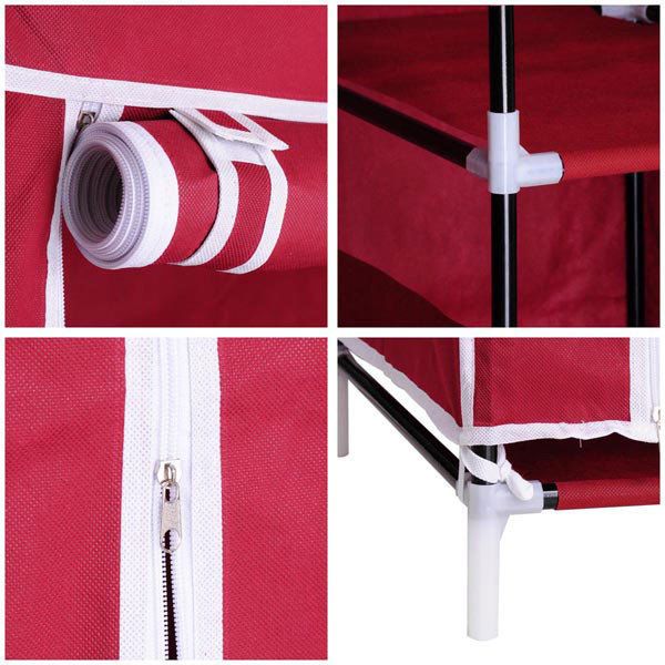 Складной тканевый шкаф-органайзер для вещей Storage Wardrobe 88105 гардероб на 2 секции, 105 х 45 х 170 см
