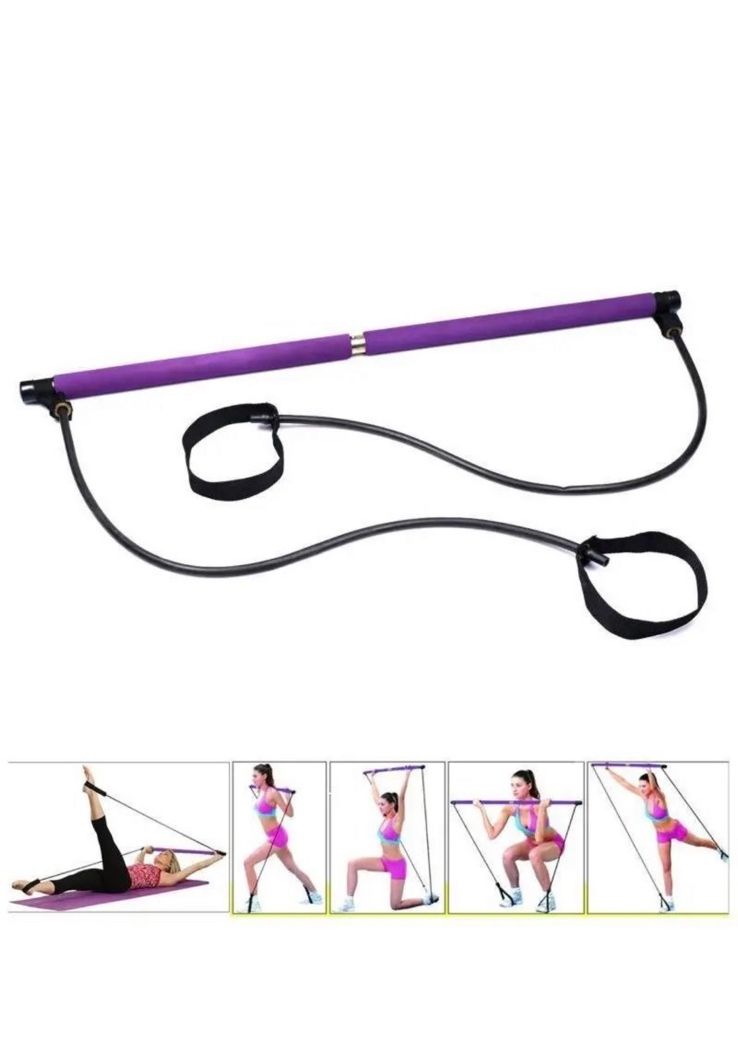 Легкий Портативный Тренажер Для Всего Тела Для Пилатес Portable Pilates Studio, Домашний универсальный прибор для пилатеса и силовых тренировок, подтянуть мышцы пресса, спины и ягодиц, для упражнений в стиле аэробики и гимнастики