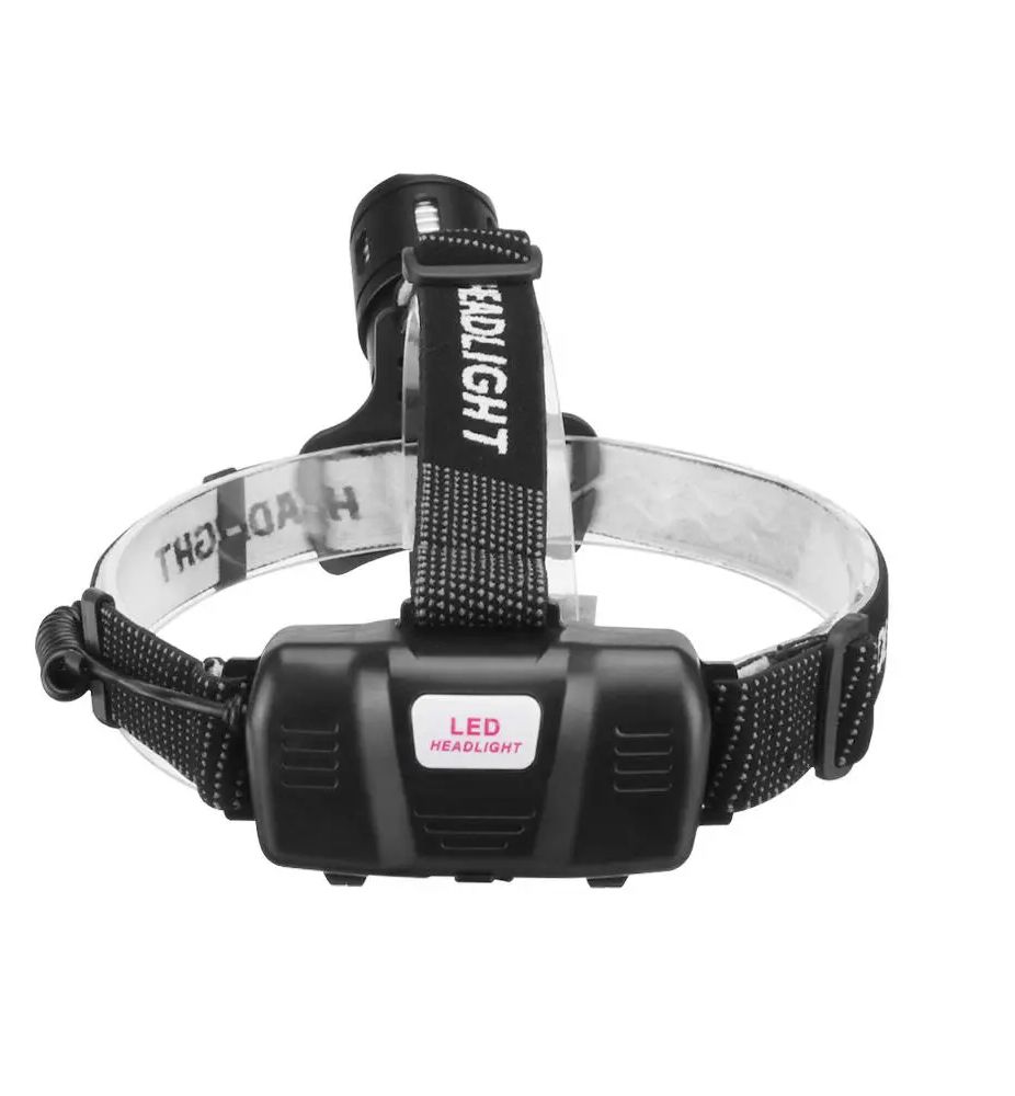 Налобный фонарь BL T20 -P90 LED Zoom аккумуляторный светодиодный мощный фонарик с фокусировкой, наклона линзы – 90°