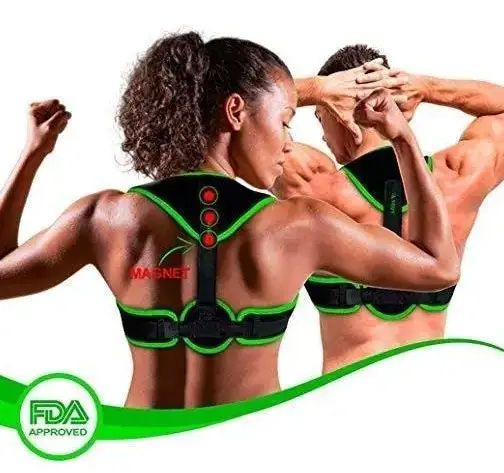 Корректор осанки с магнитами Posture Corrector FDA Approved для спины, Регулируемый корсет от сутулости