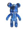 Флюидный Мишка Fluid Bear Bearbrick с красками 23 см, медвежонок для творчества DIY Bearbrick, Набор для творчества мишка сделай сам