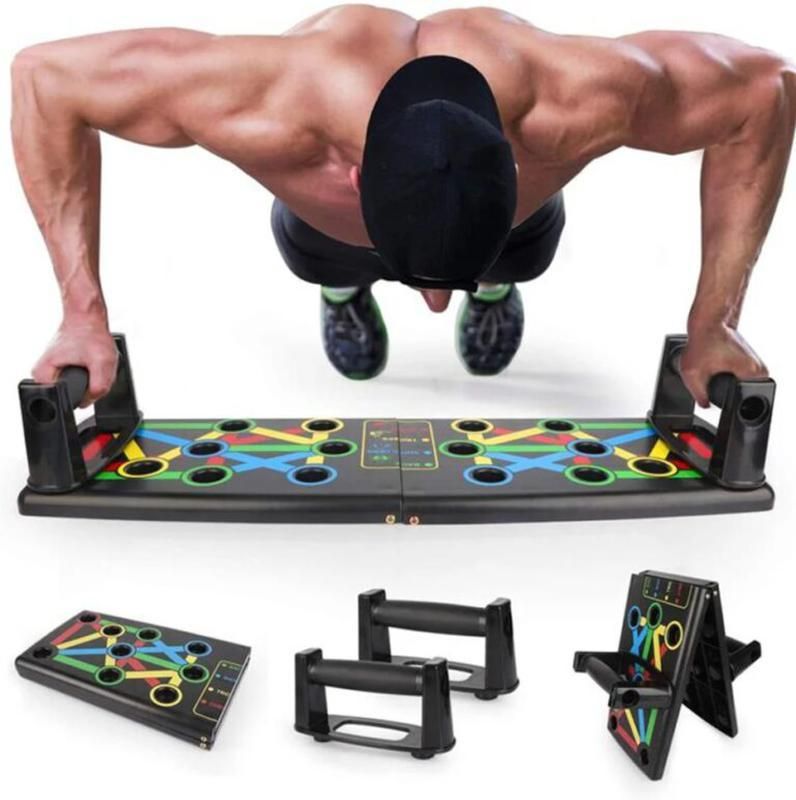 Доска для отжиманий push up rack board 14 в 1, платформа для отжиманий, упоры для отжиманий, фитнеса