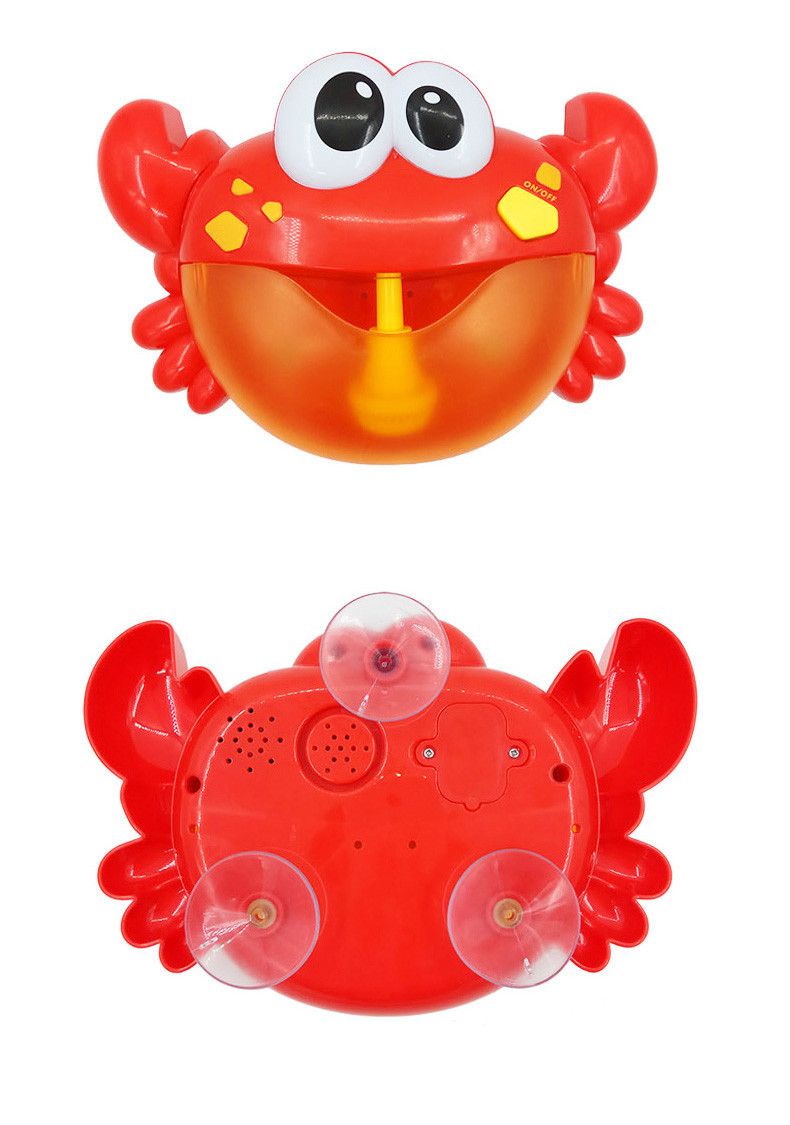 Музыкальный игрушка для ванны Bubble Crab Краб пенообразователь, игрушка с мыльными пузырями