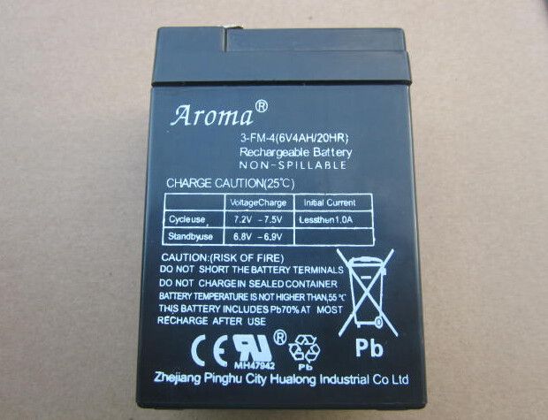 Аккумулятор батарея BATTERY 4V 4.0Ah 20HR бесперебойное питания