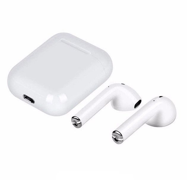 Стерео гарнитура TWS i12 inPods Sensor Bluetooth 5.0, Компактные Портативные Универсальные Беспроводные сенсорные блютуз наушники с боксом для зарядки,  Встроенный микрофон, Совместимость с Android, iOS