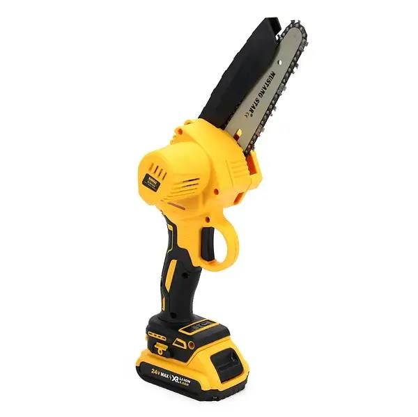 Аккумуляторная мини Пила DeWalt 8" DCM160N 24V 4AH шина 20 см, сучкорез Девольт для резки веток, обрезки деревьев и кустарников