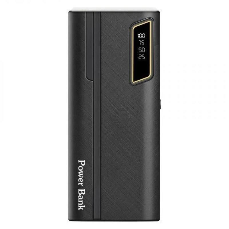 Power bank UN-3104 50000 mAh Мобильная зарядка внешний аккумулятор 2 USB порта, внешний аккумулятор повербанк с фонариком