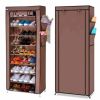 Тканевый органайзер шкаф для хранения обуви Shoe Cabinet 6110 160х60х30 см, Обувной складной стелаж