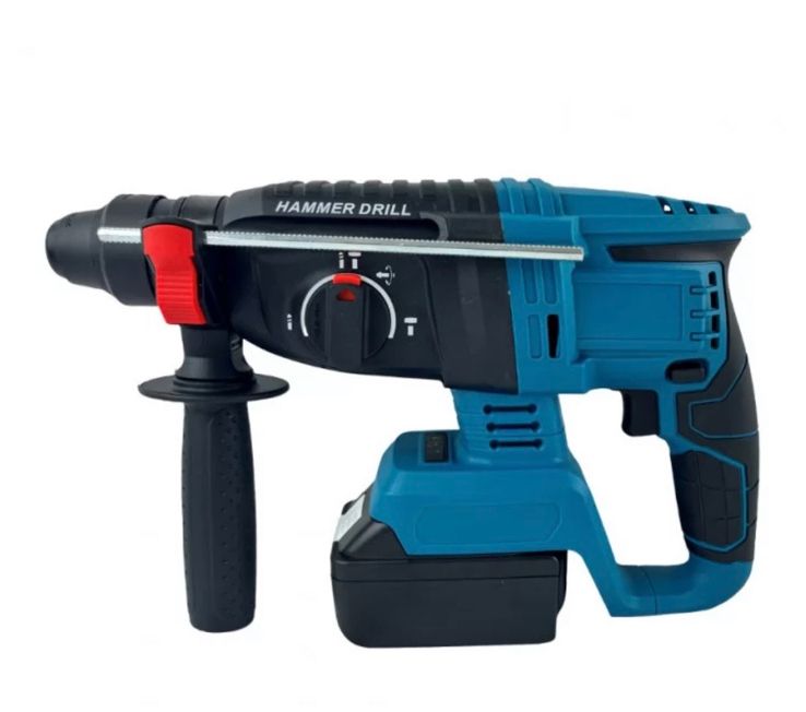 Дрель-перфоратор Bosch GB-1135-6 на 2 аккумулятора в чемодане, Аккумуляторный бесщеточный перфоратор 4000 уд/мин 1100 об/мин