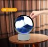 Настольная Лампа ночник RGB песочные часы Картина USB светильник 3D Sandscap вращение 360 °, уникальная увлекательная яркая прикроватная лампа анти стресс подвижный песок, светодиодный светильник с сыпучим песком