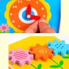 Деревянная игрушка Kabi бокс для изучения геометрических фигурок с 3х лет, развивает у ребенка внимание, мелкую моторику рук, координацию движений, мышление и способствует эмоциональному благополучию