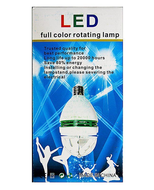 Диско лампа для вечеринок LED Mini Party Light, вращающаяся диско лампа, Мини LED светильник для вечеринок, Дискотечный светодиодный светильник