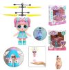 Индукционная увлекательная развивающая Летающая кукла Flying Girl, Игрушка с удобным управлением от руки, управление ладонью, Кукла-фея красиво парящая в воздухе