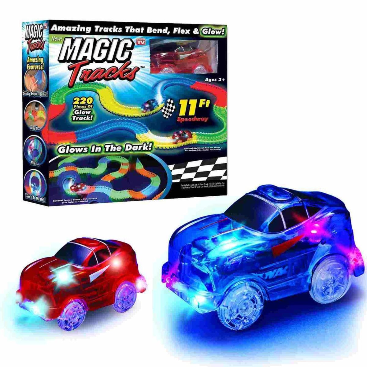 Гибкая гоночная трасса Magic Tracks (Мэджик Трек) 220 деталей