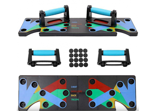 Доска для отжиманий push up rack board 14 в 1, платформа для отжиманий, упоры для отжиманий, фитнеса