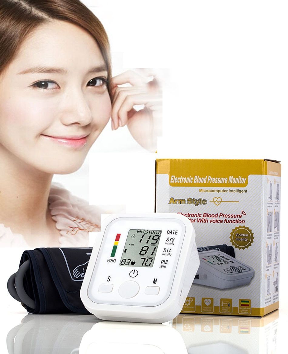 Автоматический тонометр Sunnymed Arm Style B02R плечевой, устройство для измерения давления, частоты пульса, индикатор аритмии