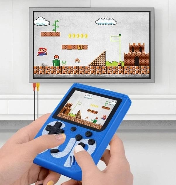 Портативная игровая ретро приставка SUP DENDY 400 игр с джойстиком, игровая консоль Денди SUP Game Box с геймпадом