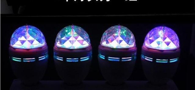 Диско лампа для вечеринок LED Mini Party Light, вращающаяся диско лампа, Мини LED светильник для вечеринок, Дискотечный светодиодный светильник