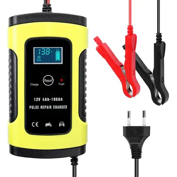 Автоматическое зарядное устройство для автомобильных аккумуляторов Smart Pulse Charger 12V 5A, Зарядное устройство для аккумулятора, Пусковое устройство для автомобиля