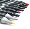Большой Универсальный Набор двусторонних маркеров, Sketch Marker, 80 цветов,маркеры для начинающих и профессионалов, для рисования, скетчинга и дизайна, фломастеры на спиртовой основе, Разноцветный комплект скетч-маркеров