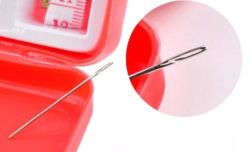 Дорожный швейный набор чудо-иголок One Second Needle, Набор для шитья в пластиковом кейсе