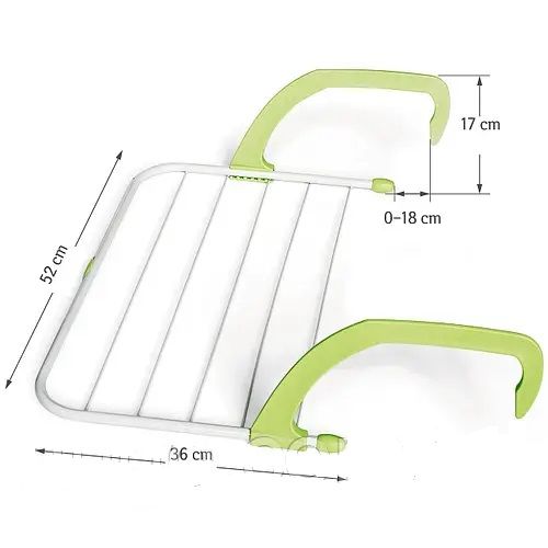 Съемная сушилка для одежды на батарею Fold Clothes Shelf, подвесная сушилка, сушилка для белья