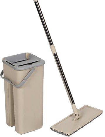 Швабра лентяйка с ведром и автоматическим отжимом, комплект для уборки Mop Self Wash