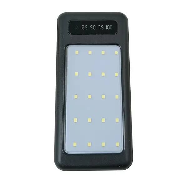 Мобильная зарядка Power Bank Z-05 50000mah, Универсальный павербанк, практичный аккумулятор для зарядки, портативная Батарея большой емкости с ярким фонариком и индикатором уровня заряда, со встроенными проводами Type-C, micro USB, USB, Lightning